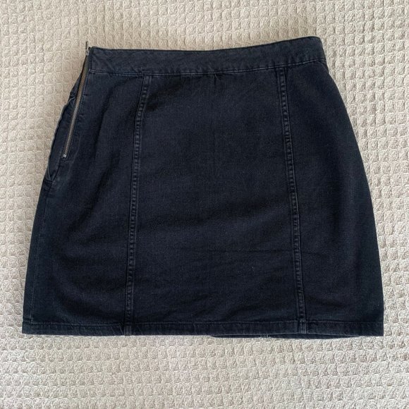 Noisy May Black Denim Mini Skirt - Picture 6 of 8